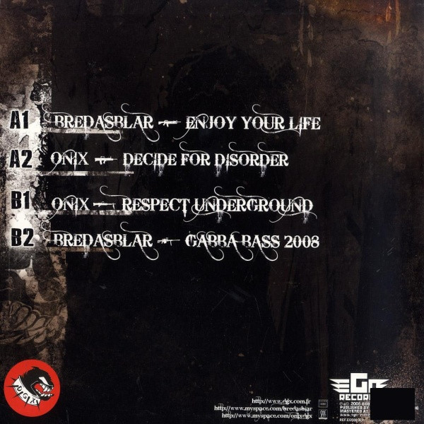 Decide For Disorder back cover