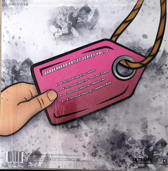 Gabberhead Artist Series Vol 3 back cover