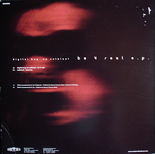 Be 4 Real E.P. back cover