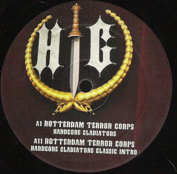 Hardcore Gladiators back label