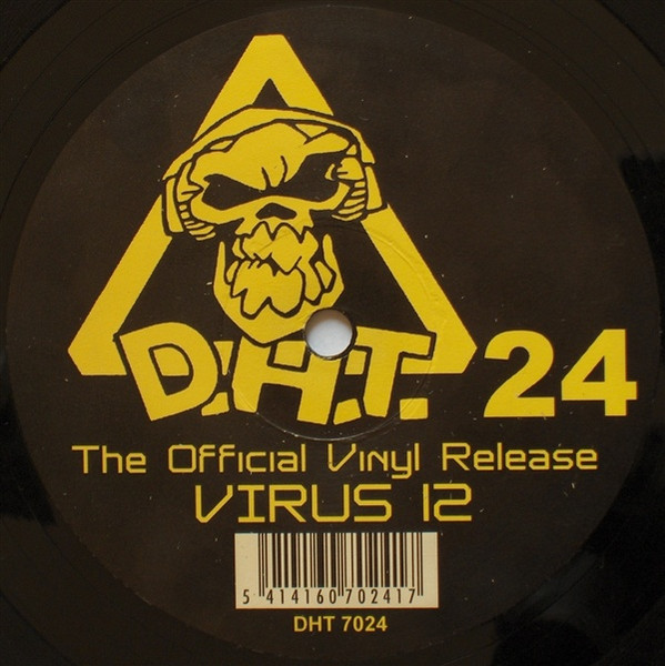 Virus 12 - The Official Vinyl Release back label