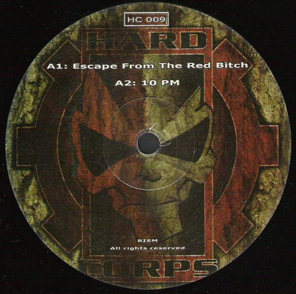 Escape From The Red Bitch front label