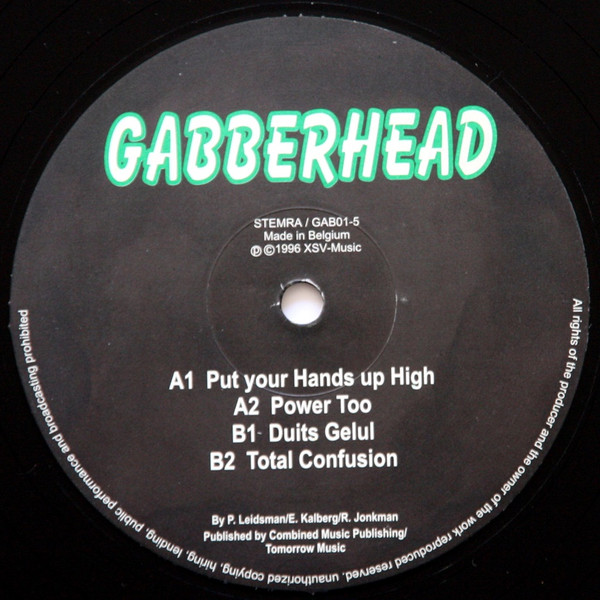 Put Your Hands Up High front label