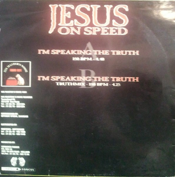 I'm Speaking The Truth back label