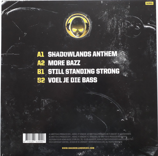 Shadowlands Rave EP - Resurrection Of The Resistance back cover
