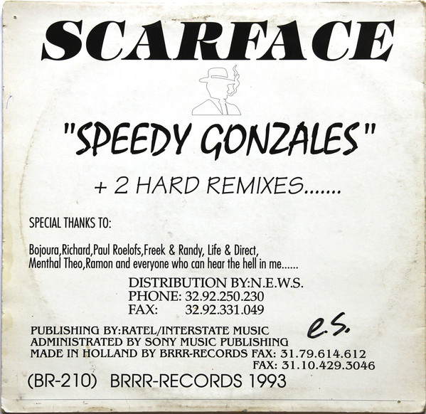 Speedy Gonzales back cover