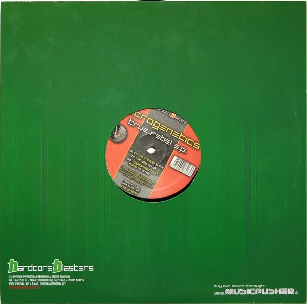 True Rebel E.P. back cover