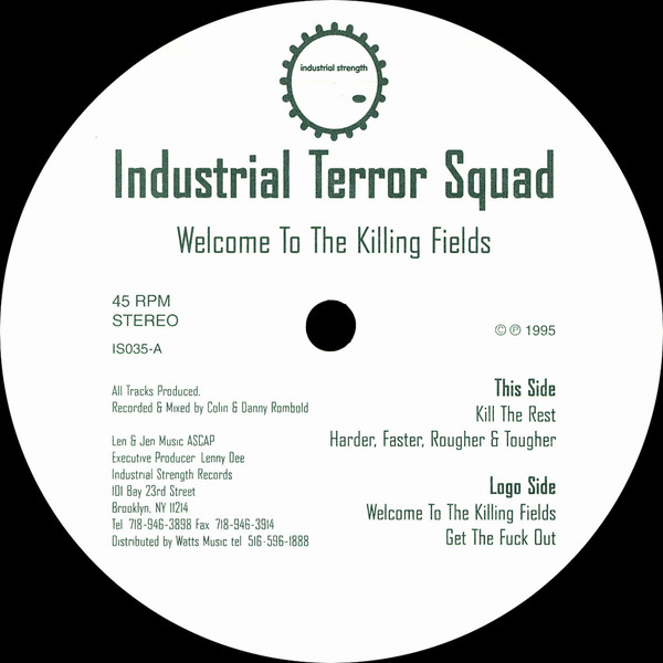 Welcome To The Killing Fields front cover