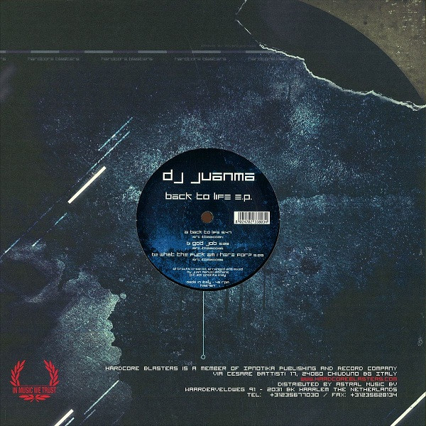 Back To Life E.P. back cover