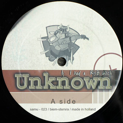 If I Had A R&B Bitch front label