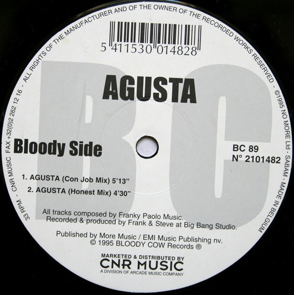 Agusta front label
