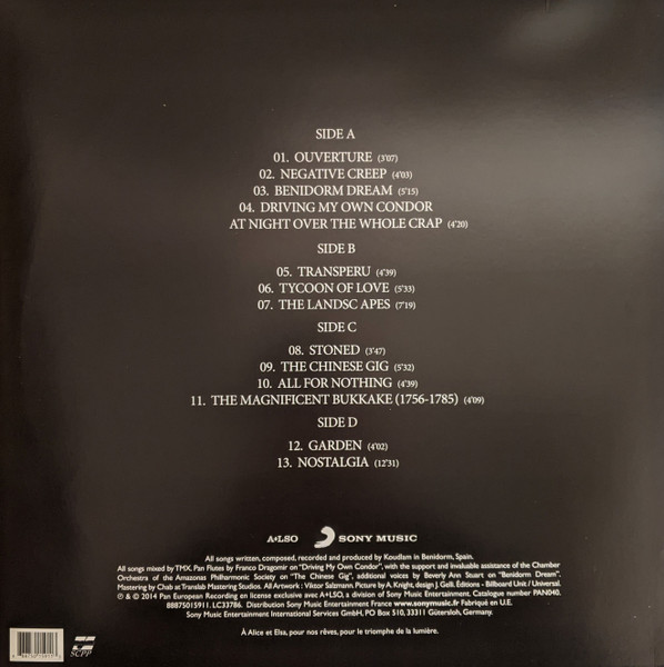 Benidorm Dream back cover