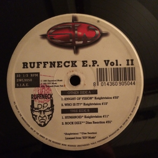 Ruffneck EP Vol. 2 front label