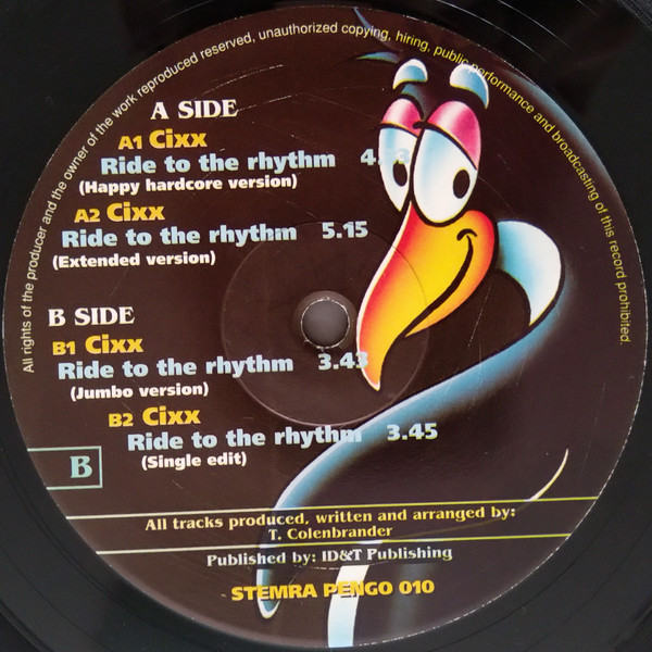 Ride To The Rhythm back label