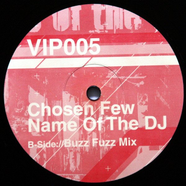 Name Of The DJ back label