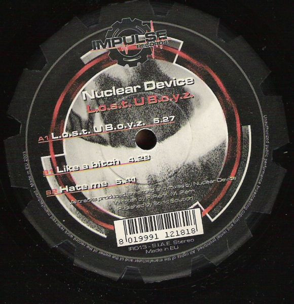 L.O.S.T. U B.O.Y.Z. back cover