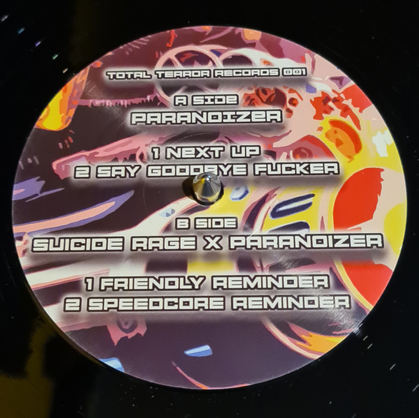 Total Terror Records 001 back label