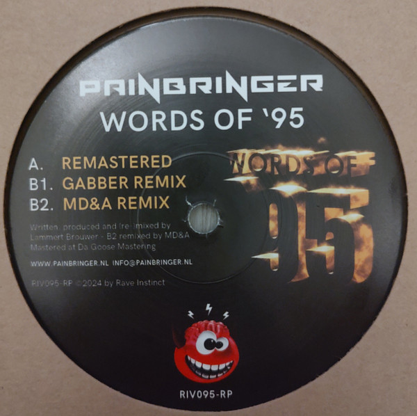 Words Of '95 front label