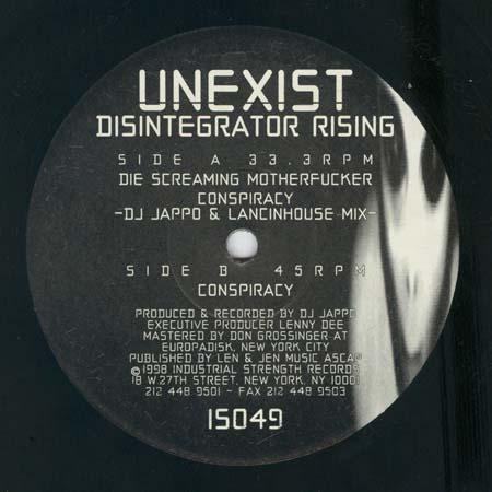 Disintegrator Rising front cover