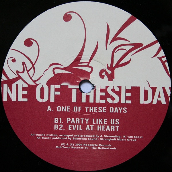 One Of These Days back label