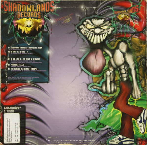 Shadowlands Rave EP back cover