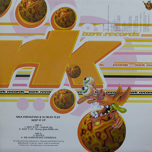 Keep It Up back cover