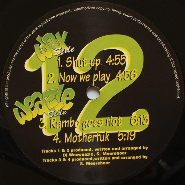 Now We Play E.P. front label