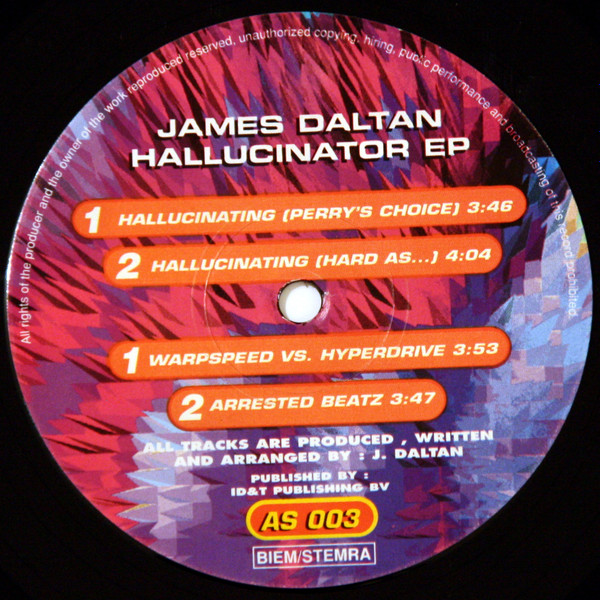 Hallucinator EP front label