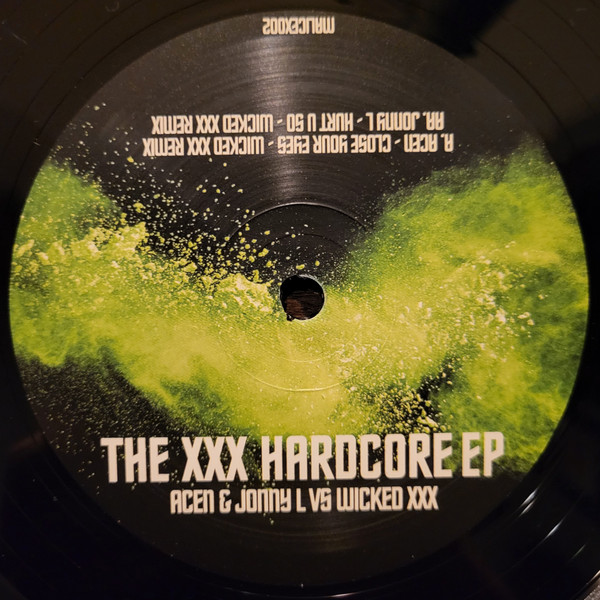 The XXX Hardcore EP front label