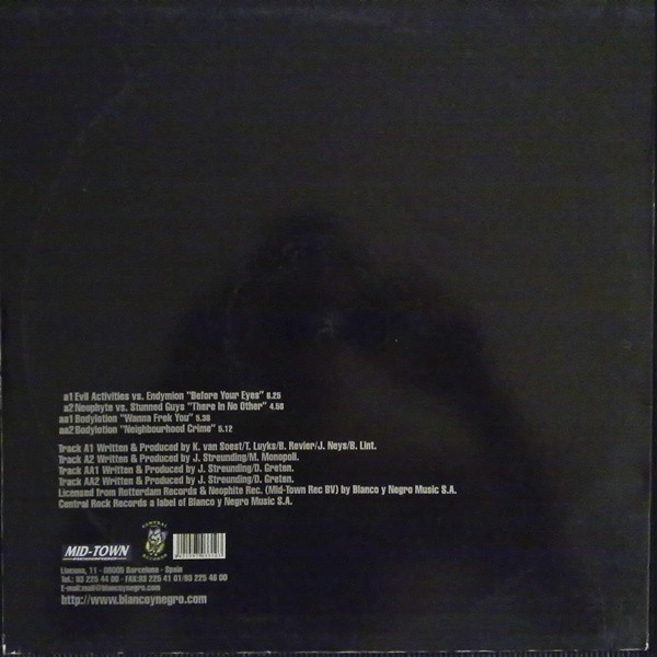 Mid-Town Records Hardcore Collection 1 back cover