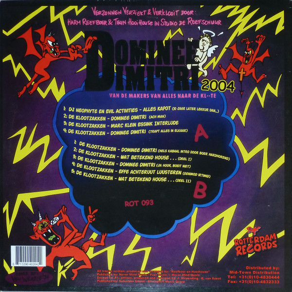 Dominee Dimitri 2004 back cover