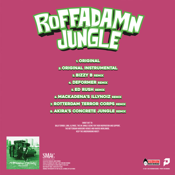 Roffadamn Jungle front label