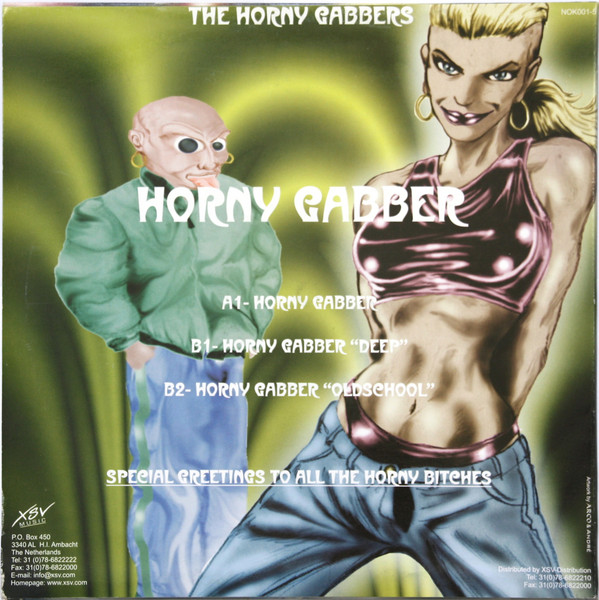 Horny Gabber back cover