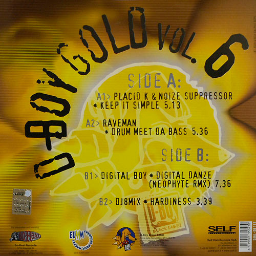 D-Boy Gold Vol. 6 back cover