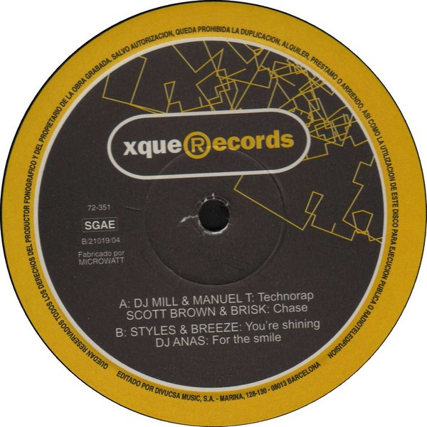 Xque Records EP front label