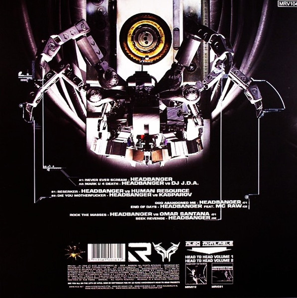 Head To Head Vol. 3 back cover