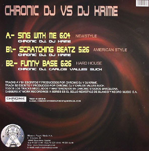 Special DJ's One back cover