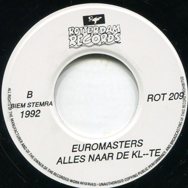 Alles Naar De Kl--te back label