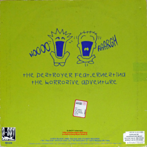 The Korrosive Adventure back cover