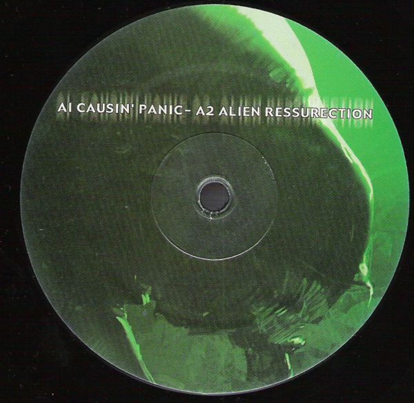 Alien Ressurection front label