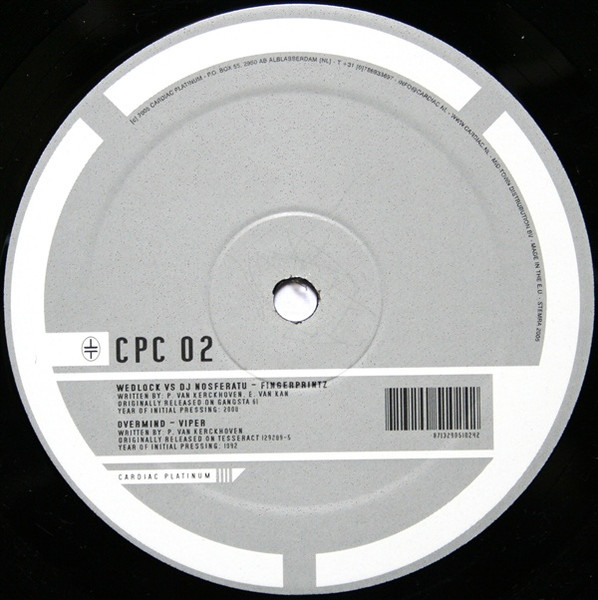 Cardiac Platinum Collection 02 back label