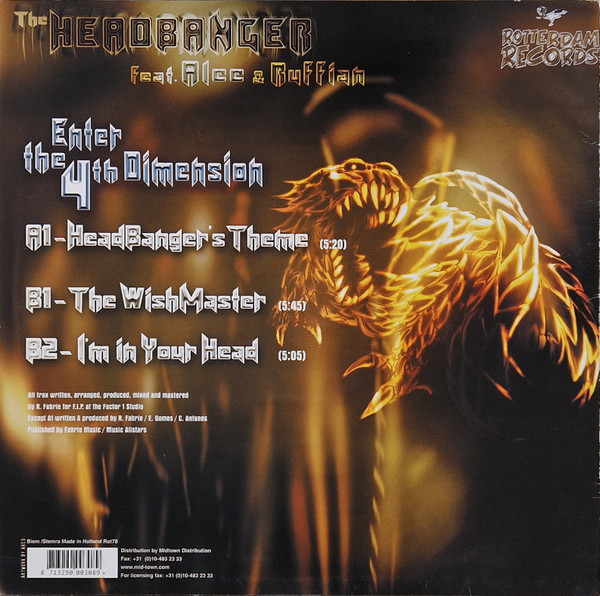 Enter The 4th Dimension back cover