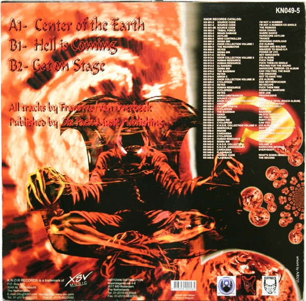 Center Of The Earth back cover