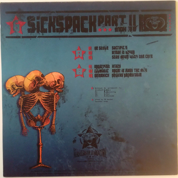 Sickspack Part II back cover