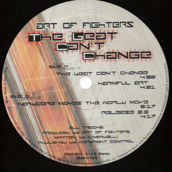 The Beat Can't Change back label