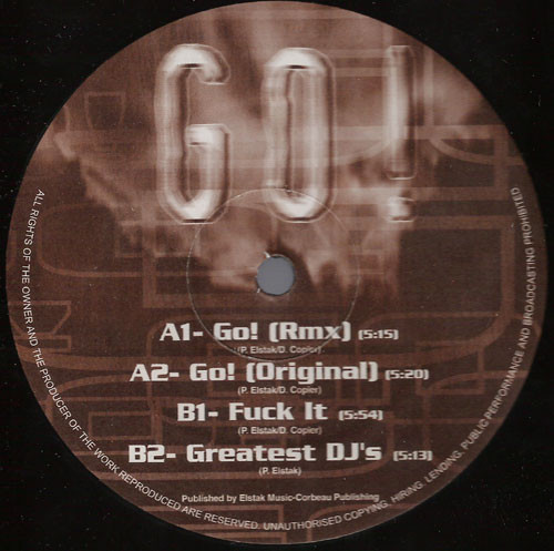 Go! back label