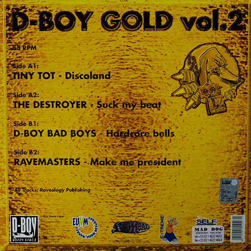D-Boy Gold Vol. 2 back cover
