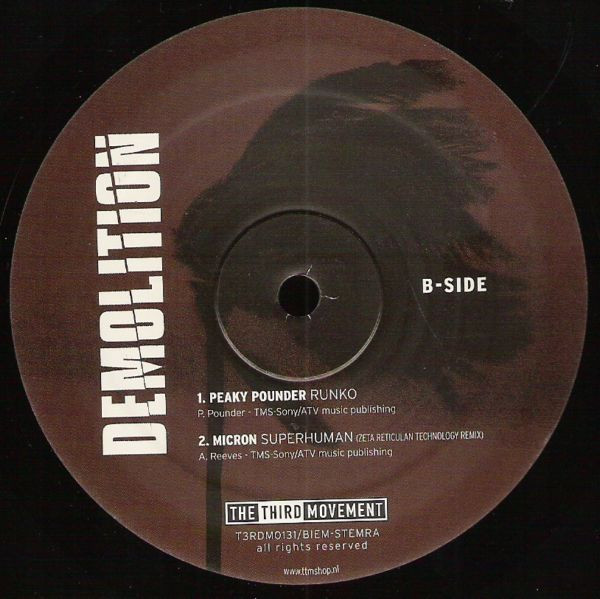 Demolition Part9 back label