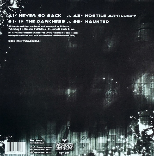 In The Darkness back cover