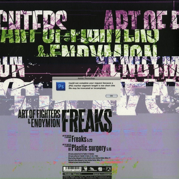 Freaks back cover